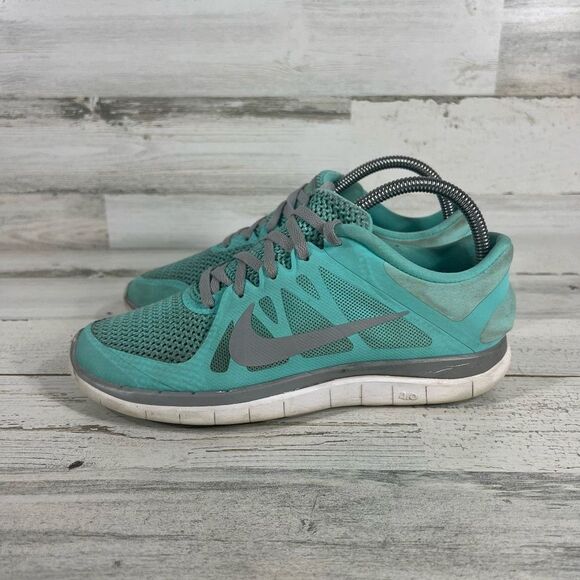 Nike Womens Free 4.0 Athletic Running Sneaker Shoes Blue Sea Size‎ 8 - Picture 2 of 8